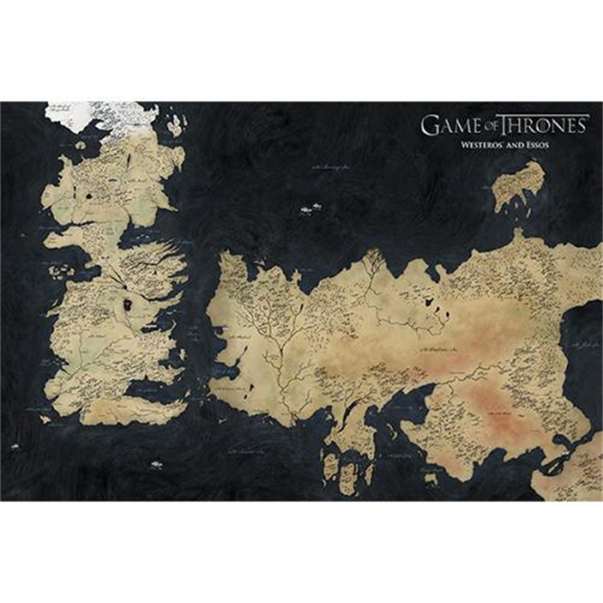 House of the Dragon Poster Westeros Map (91.5x61)