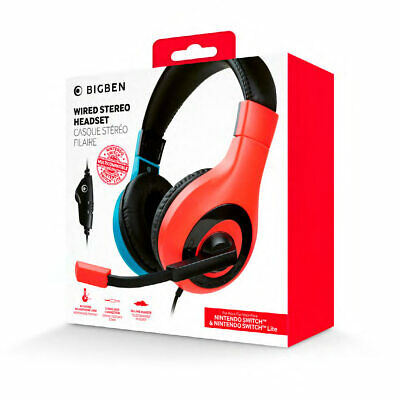 Cuffie Stereo Gaming V1 Bicolor Rosso/Blu Switch