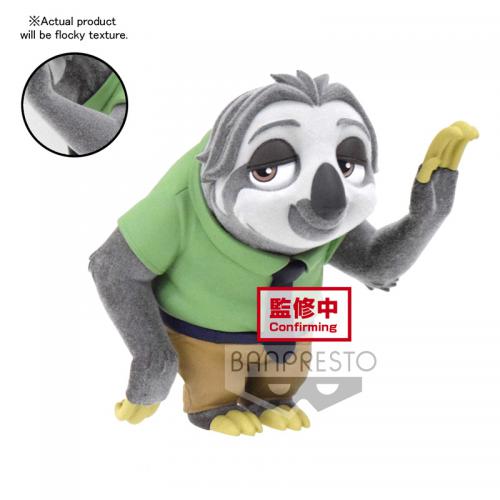 Disney Zootropolis Fluffy Puffy: Flash (B) 9cm