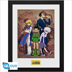 Hunter X Hunter Framed Print : Key Art Map