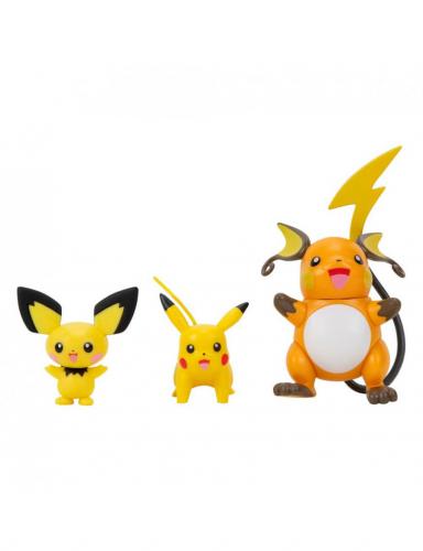 AF Pokemon Select: Evolution Pichu, Pikachu, Raichu 3PK 7cm