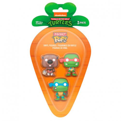 Funko POP! Carrot Pocket: Splinter Leonardo Raphael