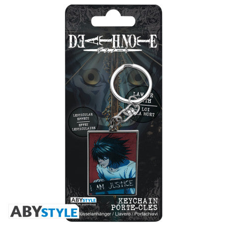 Death Note Portachiavi Lenticular: Justice