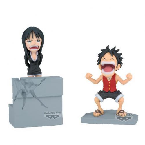 One Piece WCF Log Stories Monkey D.Luffy / Nico Robin 10cm