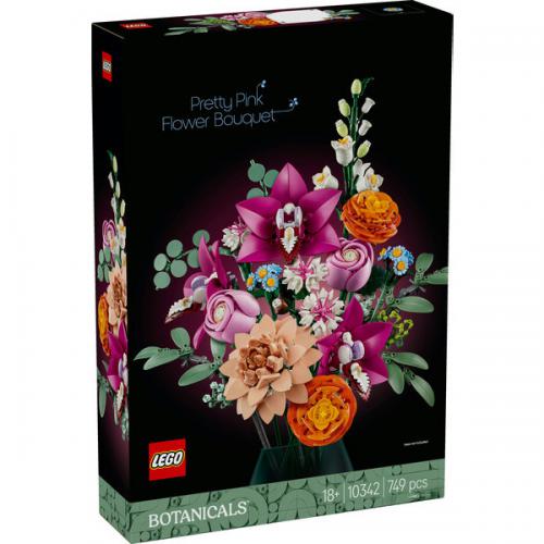 10342 LEGO Botanicals Bouquet di Fiori Rosa