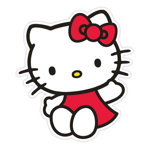Sanrio Hello Kitty Cuscino: Hello Kitty Red Dress 36cm