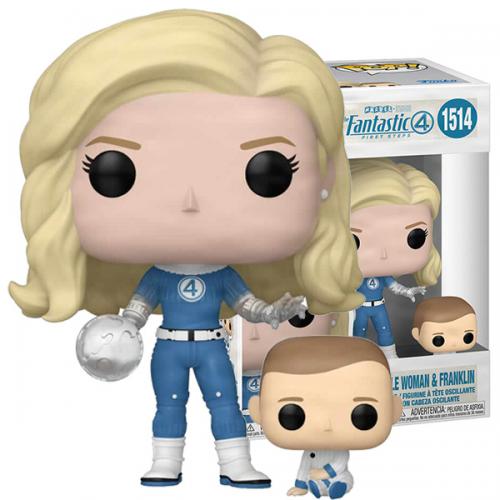 Funko POP! Fantastic Four: Invisible Woman w/Franklin (1514)