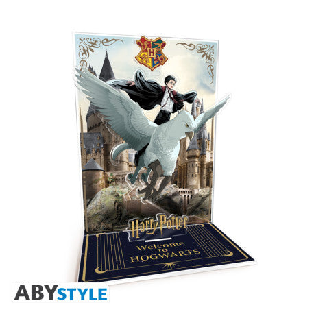 Harry Potter Acryl Diorama: Harry & Buck in Hogwarts 15cm