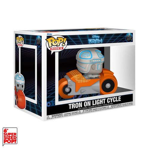 Funko POP! Disney Tron 1982: Tron on Light Cycle (134) DLX
