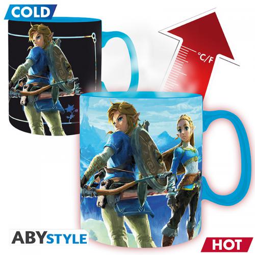 The Legend of Zelda Tazza 460ml Heat Change: Breath the Wild