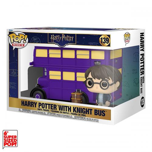 Funko POP! Harry Potter: Harry Potter w/Knight Bus (186) DLX