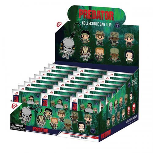 Predator 3D S1 (24pz) Bag Clip Blind Box Display 6cm