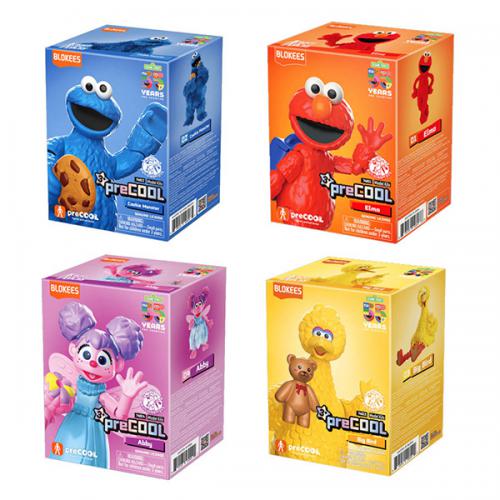 Blokees Blind Box 8pz Sesame Street Assortment 01