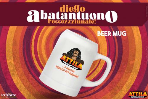 Diego Abatantuono Boccale Birra 700ml: Attila