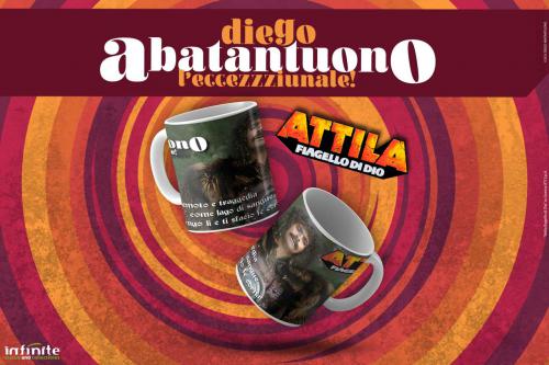 Diego Abatantuono Tazza 330ml: Attila
