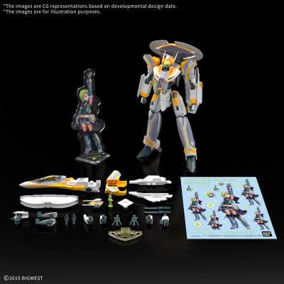 MK HG VF-31e Siegfried Chuck Mustang Use DLX Set 12cm