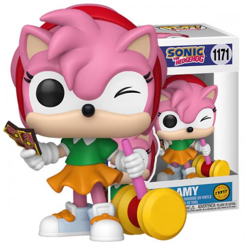 Funko POP! Sonic The Hedgehog: Amy w/Hammer (1171) CHASE