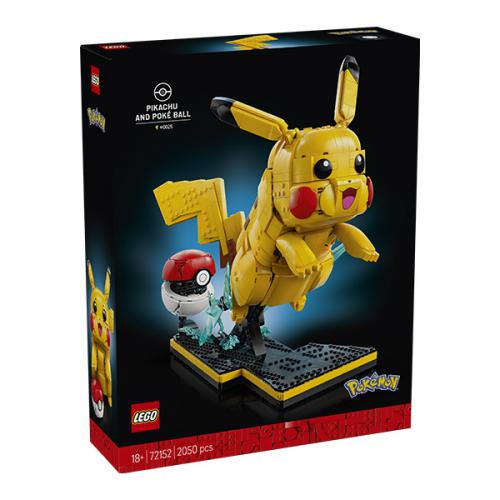 72152 LEGO Pokemon Pikachu e Poke Ball