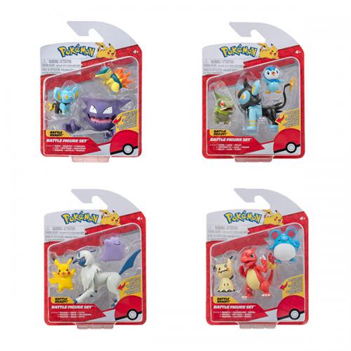 Pokemon (4pz) Battle Figures Set 3 Personaggi S3