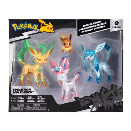 Pokemon Select Evolution Multipack Eevee 4 Personaggi (A)