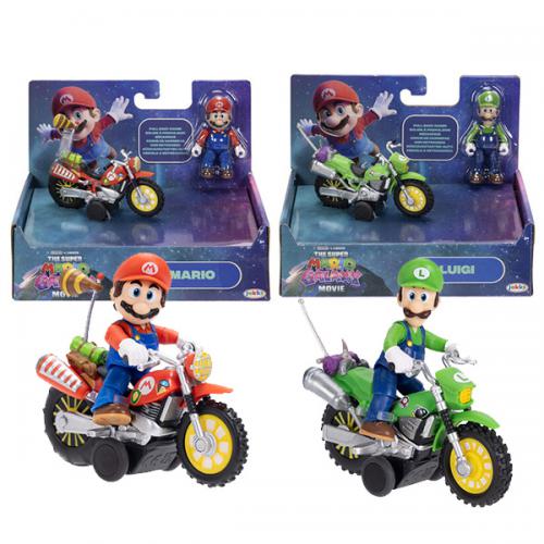 MF Super Mario Galaxy Movie (2 PZ) Mario & Luigi Motorcycle