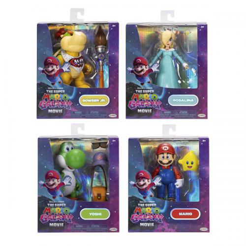 AF Super Mario Galaxy Movie (6pz) Assortment 13cm