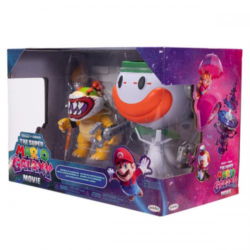 AF Super Mario Galaxy Movie Bowser Junior w/Clown Car 13cm