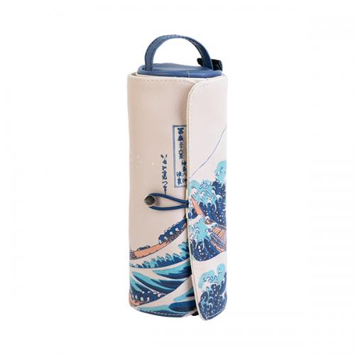 Hokusai Astuccio Arrotolato: La grande onda di Kanagawa