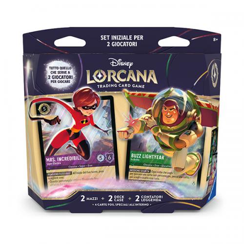 Lorcana 2 Player Starter Decks: Lande Sconosciute ITA