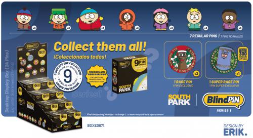 Display 24 Spille BlindPIN: South Park S1