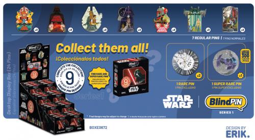 Display 24 Spille BlindPIN: Star Wars S1