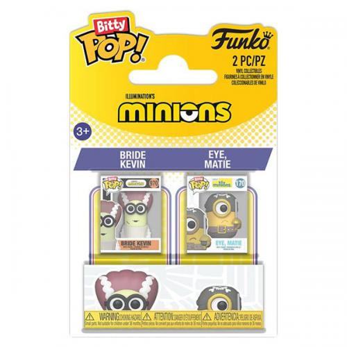 Funko Bitty POP! Minions: Bride Kevin & Eye, Matie 2PK