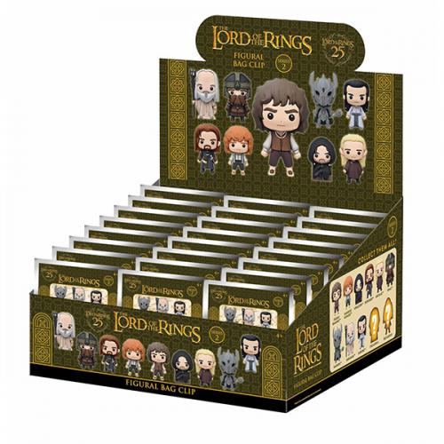 Lord Of The Rings S2 (24pz) Bag Clip Blind Box Display