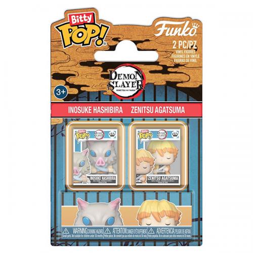 Funko Bitty POP! Demon Slayer: Inosuke & Zenitsu 2PK