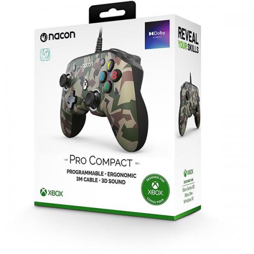 Compact Controller PRO Camo Green Nacon Series X/One/Pc