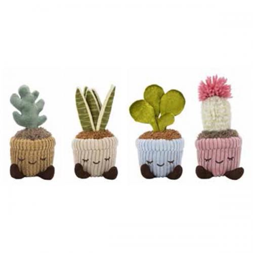 GreenHouse 6pz Pianta Peluche 15cm Assortment