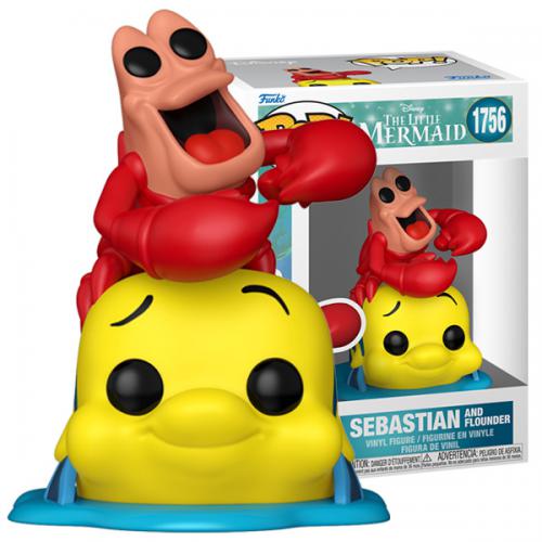 Funko POP! The Little Mermaid: Sebastian w/Flounder 1756