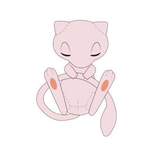 Pokemon Peluche Sleeping Mew 45cm