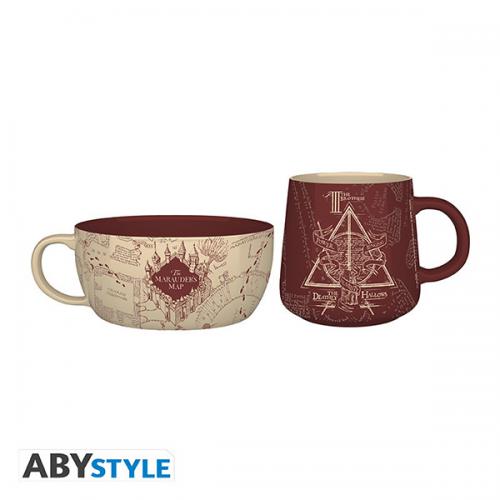Harry Potter Breakfast Set Tazza/Ciotola: Marauder's Map