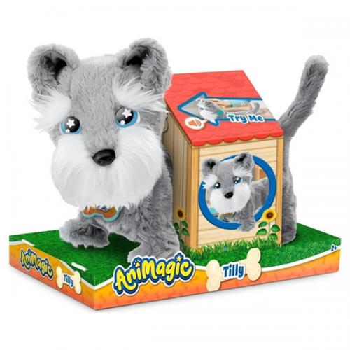 Animagic Tilly Cane Interattivo con Guinzaglio 20cm