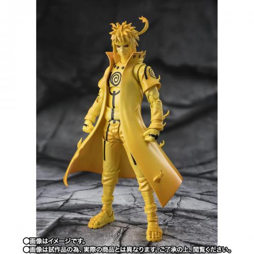 Naruto SHF Kurama Link Bond Of Light Minato Namikaze 15cm
