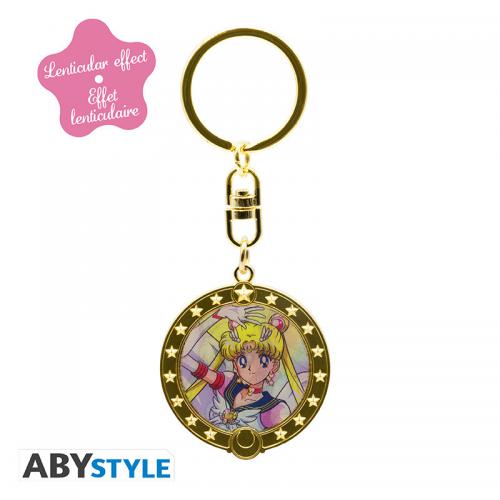 Sailor Moon Keychain Lenticular: Usagi & Sailor Moon 5cm