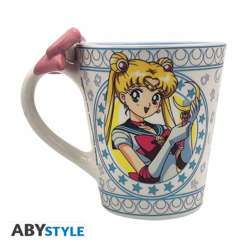 Sailor Moon Tazza 3D Handle 250ml: Sailor Moon & Luna