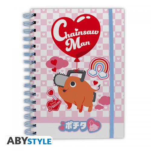 Chainsaw Man Notebook A5 Spiral: Pochita