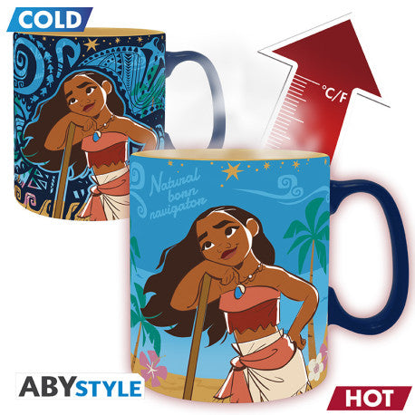 Disney Tazza Heat Change 460ml: Moana & Friends