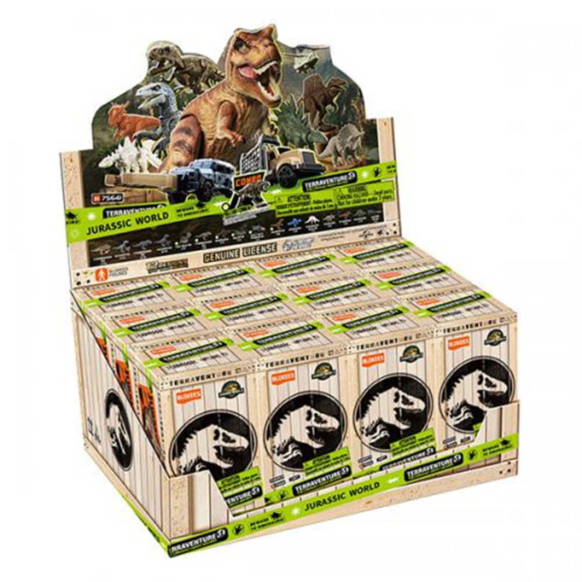 Blokees Blind Box 12pz Jurassic World Terraventure TS01