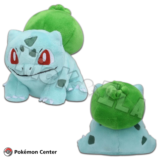 Pokémon Center: BULBASAUR 🍃 - Sitting Cuties peluche