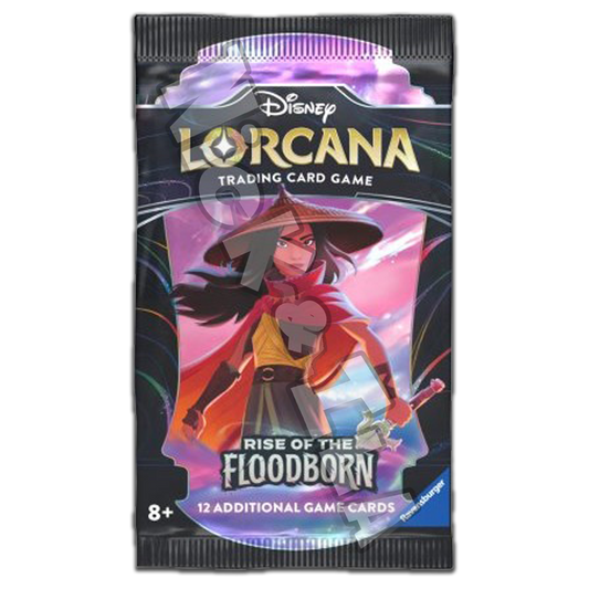 Bustina Singola (Artwork casuale) Disney LORCANA - RISE OF THE FLOODBORN - ( ENG 🇬🇧 )