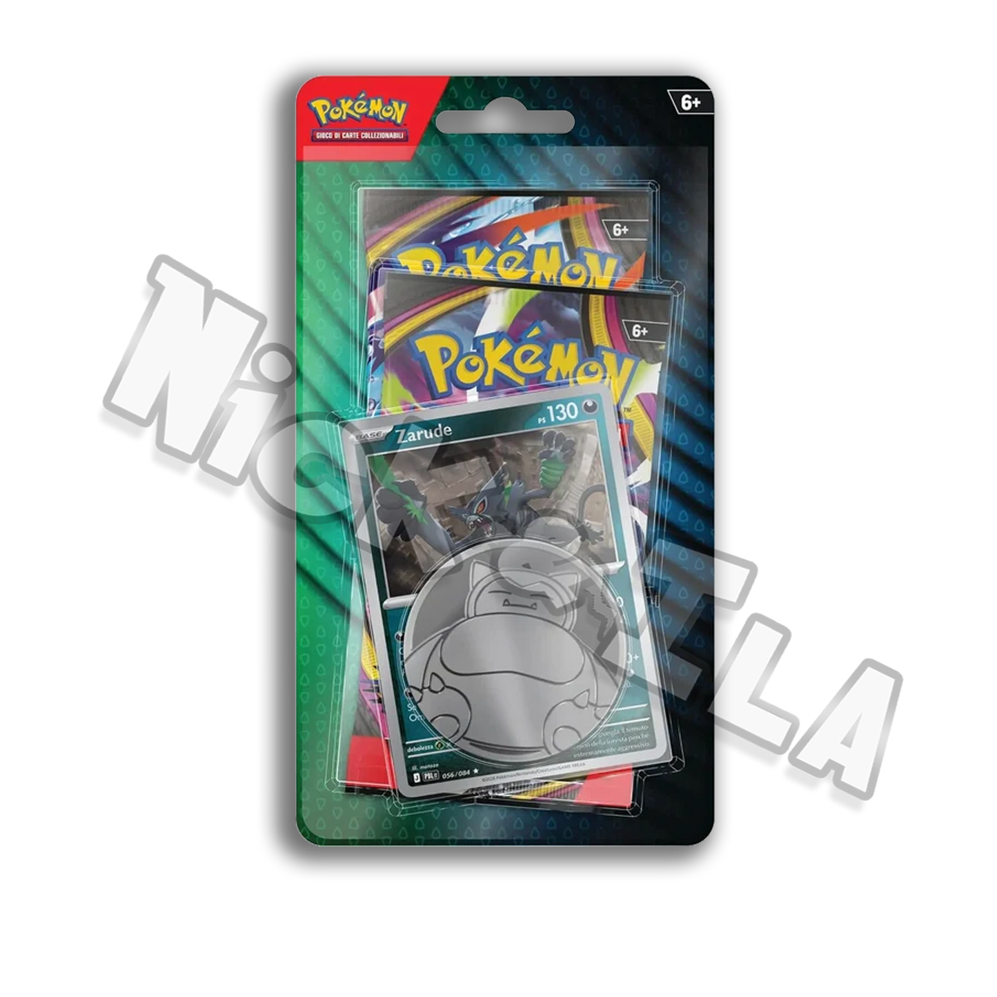 Pokemon: Blister 2 buste con moneta - ZARUDE (ITA🇮🇹)