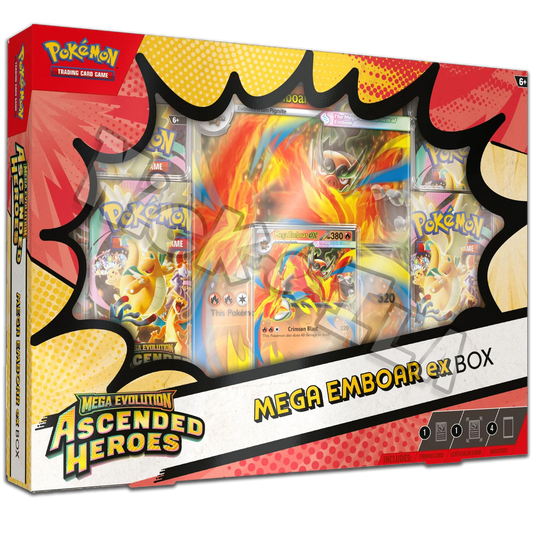 Pokemon: Collezione Ascesa Eroica - MEGA EMBOAR EX (ITA🇮🇹)